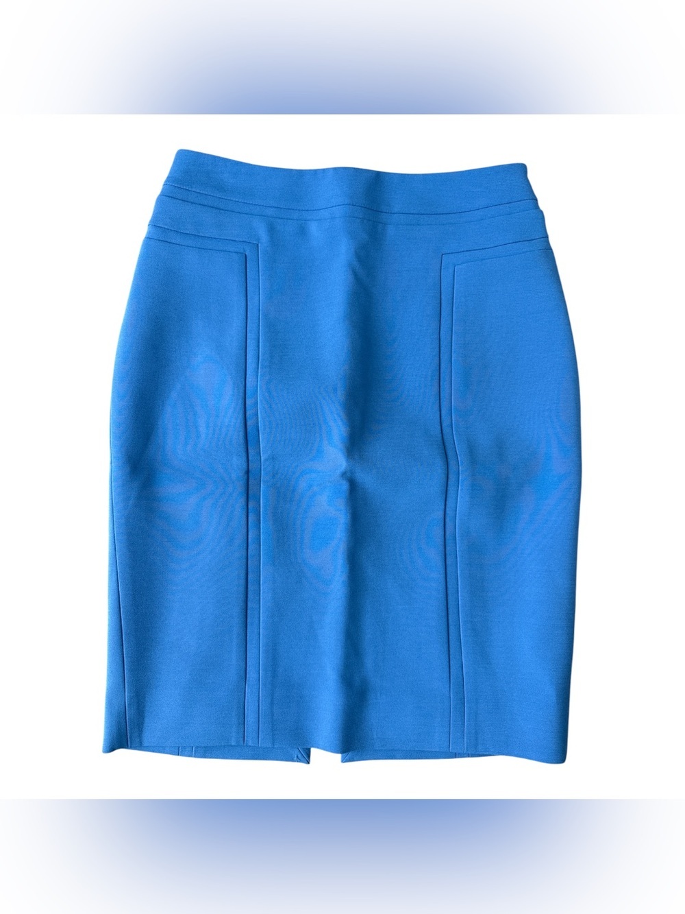 NWT White House Black Market  Blue Seamed Pencil Skirt - Sleek Office Style
